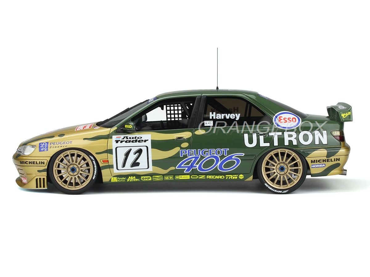 Peugeot 406 BTCC 1:18 OttOmobile - 19 anos! Loja on-line de