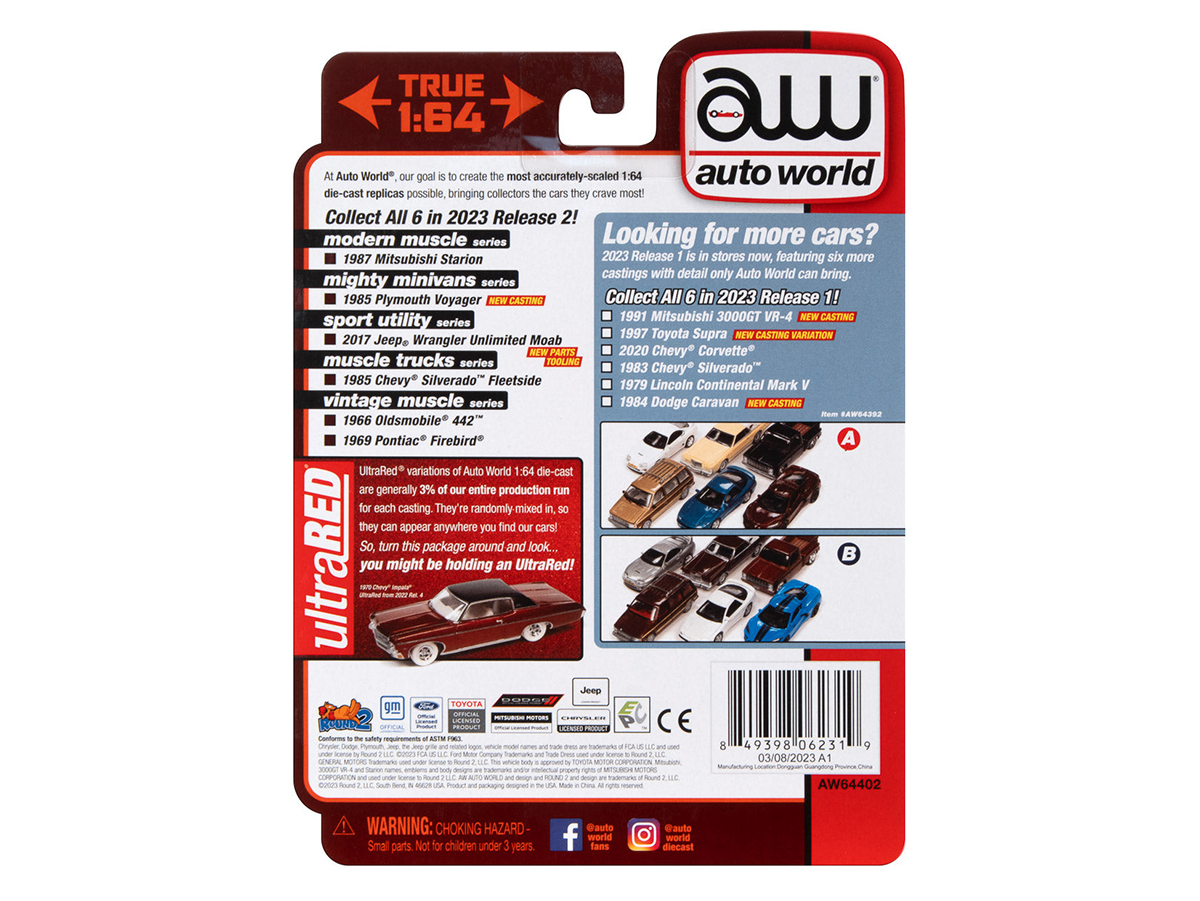 Mitsubishi Starion 1987 Release 2A 2023 1:64 Autoworld Premium