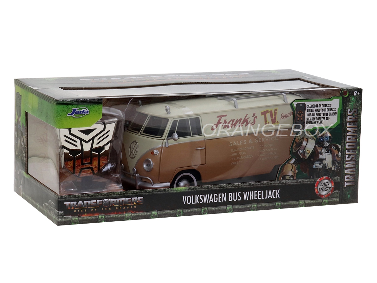 Volkswagen Kombi Bus Wheeljack Transformers 1:24 Jada Toys