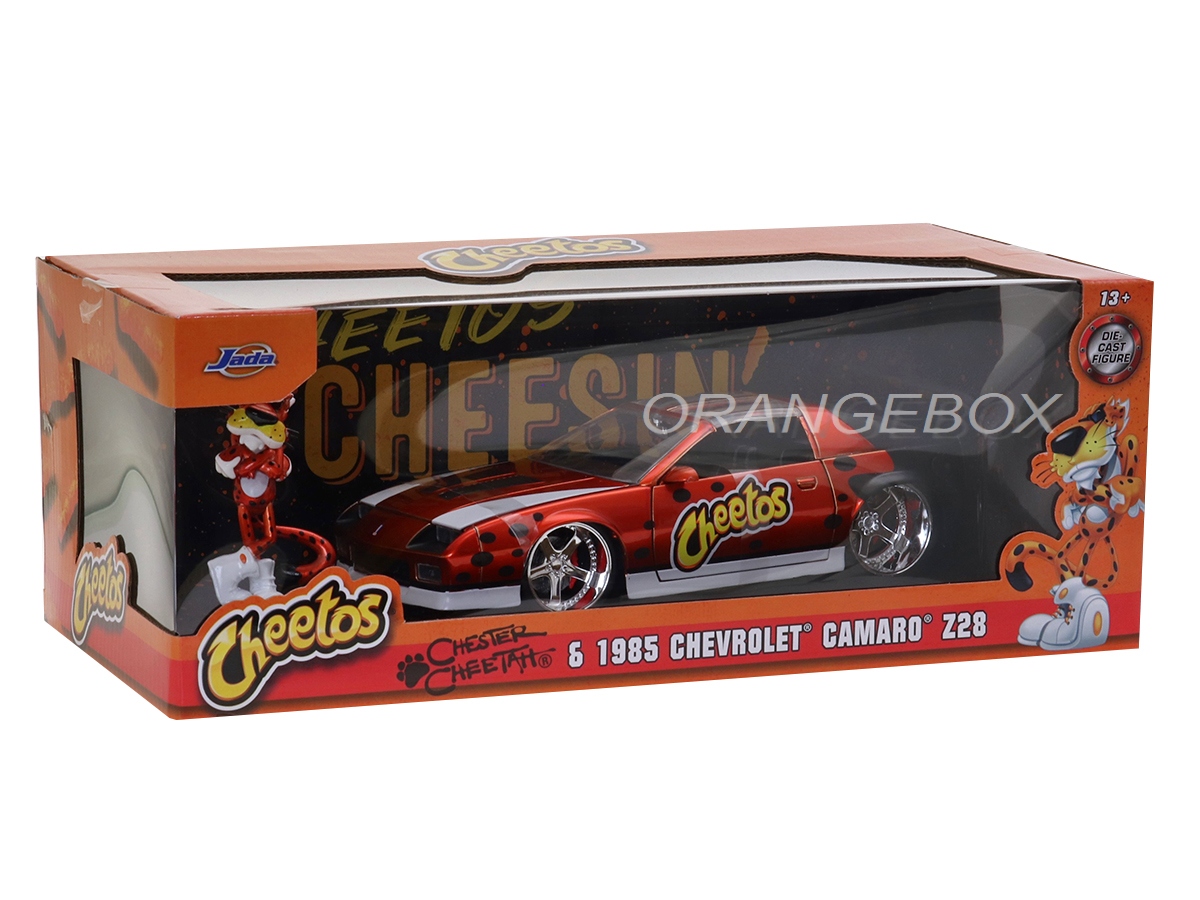 Jada Toys Cheetos 1:24 1985 Chevy Camaro Z28 Die-cast Car