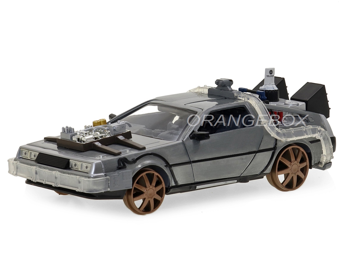 Delorean Back to The Future III Time Machine Jada Toys 1:24 (com