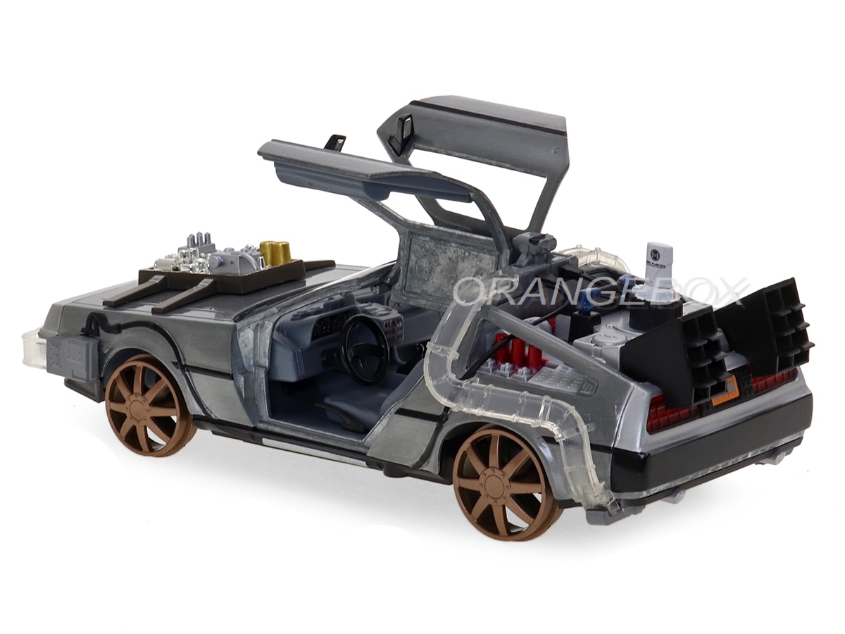 Delorean Back to The Future III Time Machine Jada Toys 1:24 (com