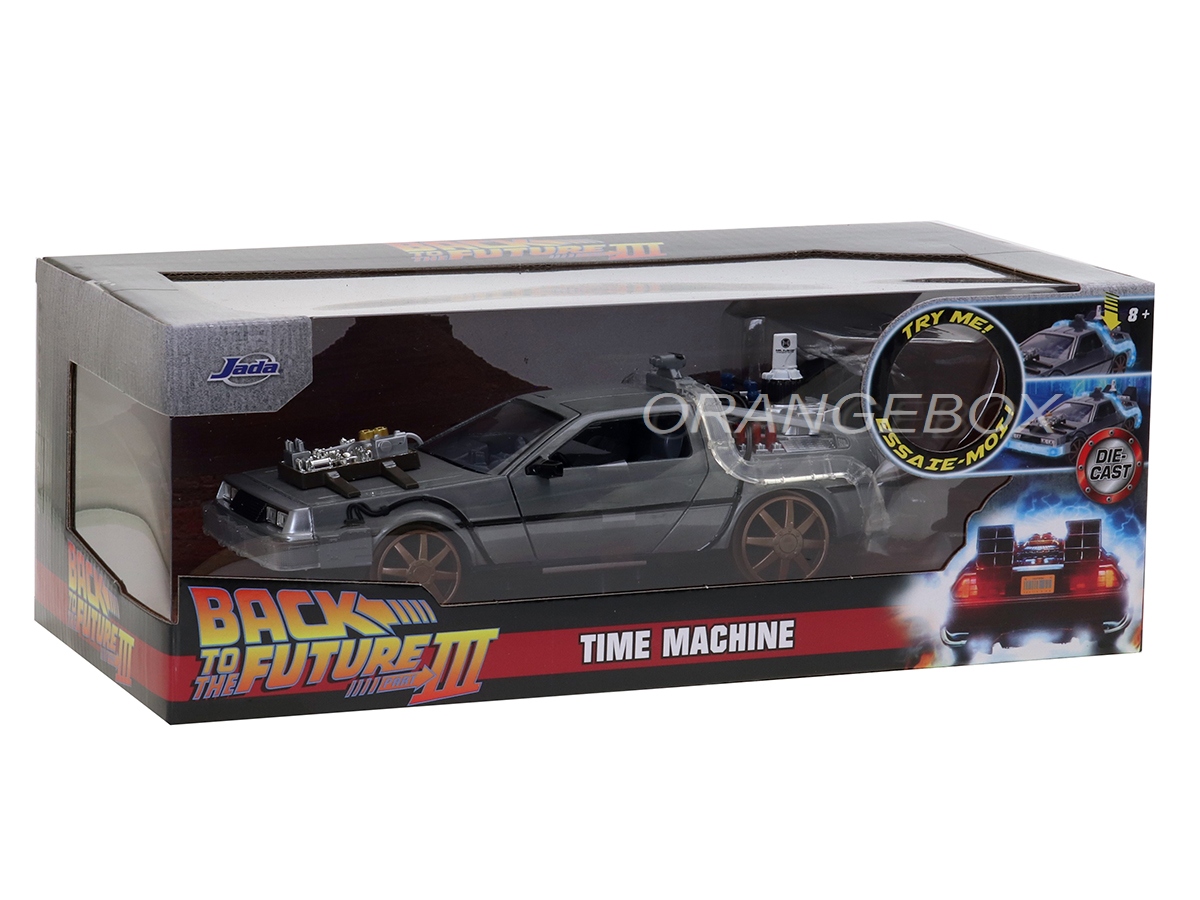 Delorean Back to The Future III Time Machine Jada Toys 1:24 (com