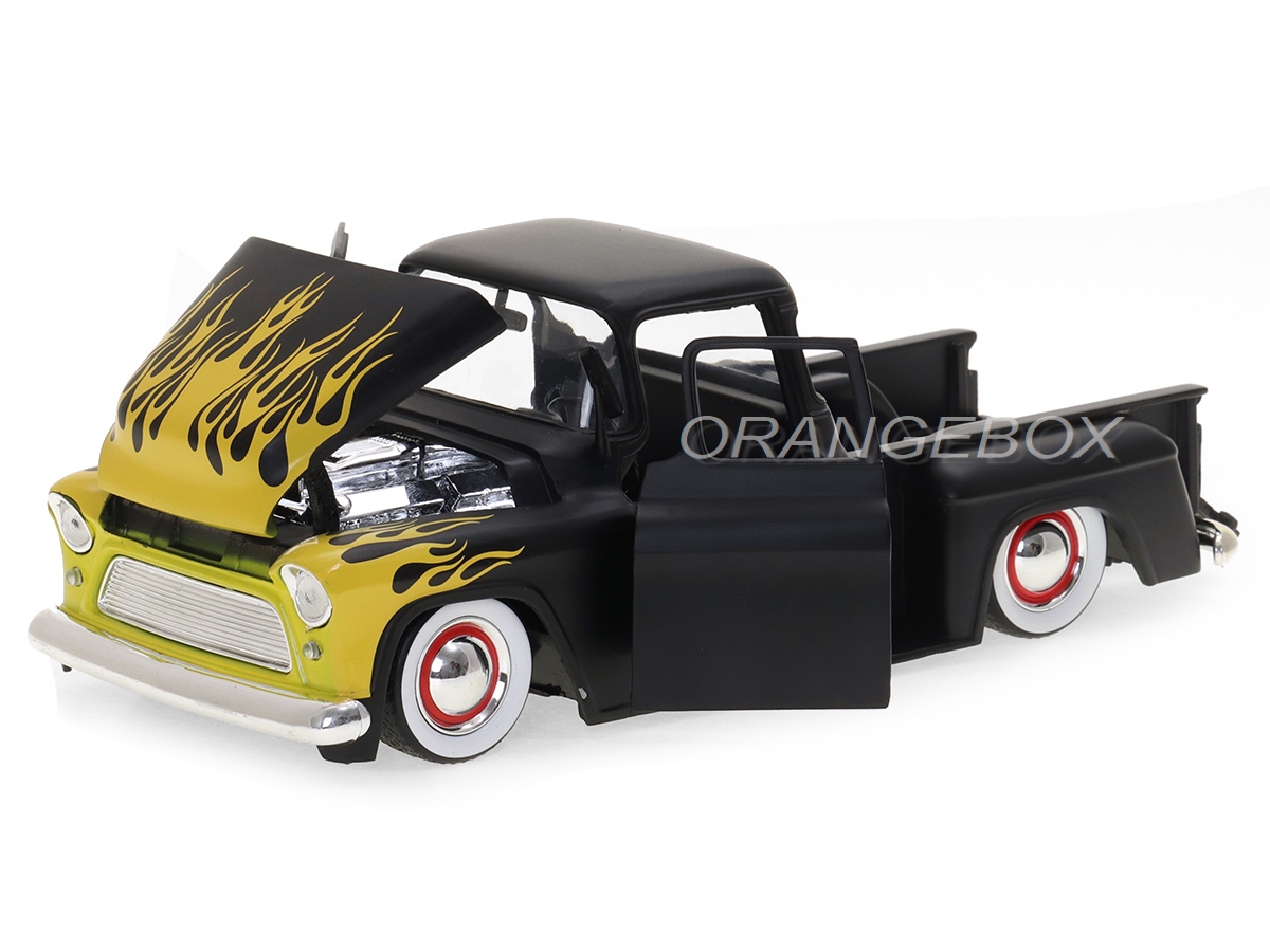 Chevrolet Stepside 1955 1:24 Jada Toys Preto - 19 anos! Loja on