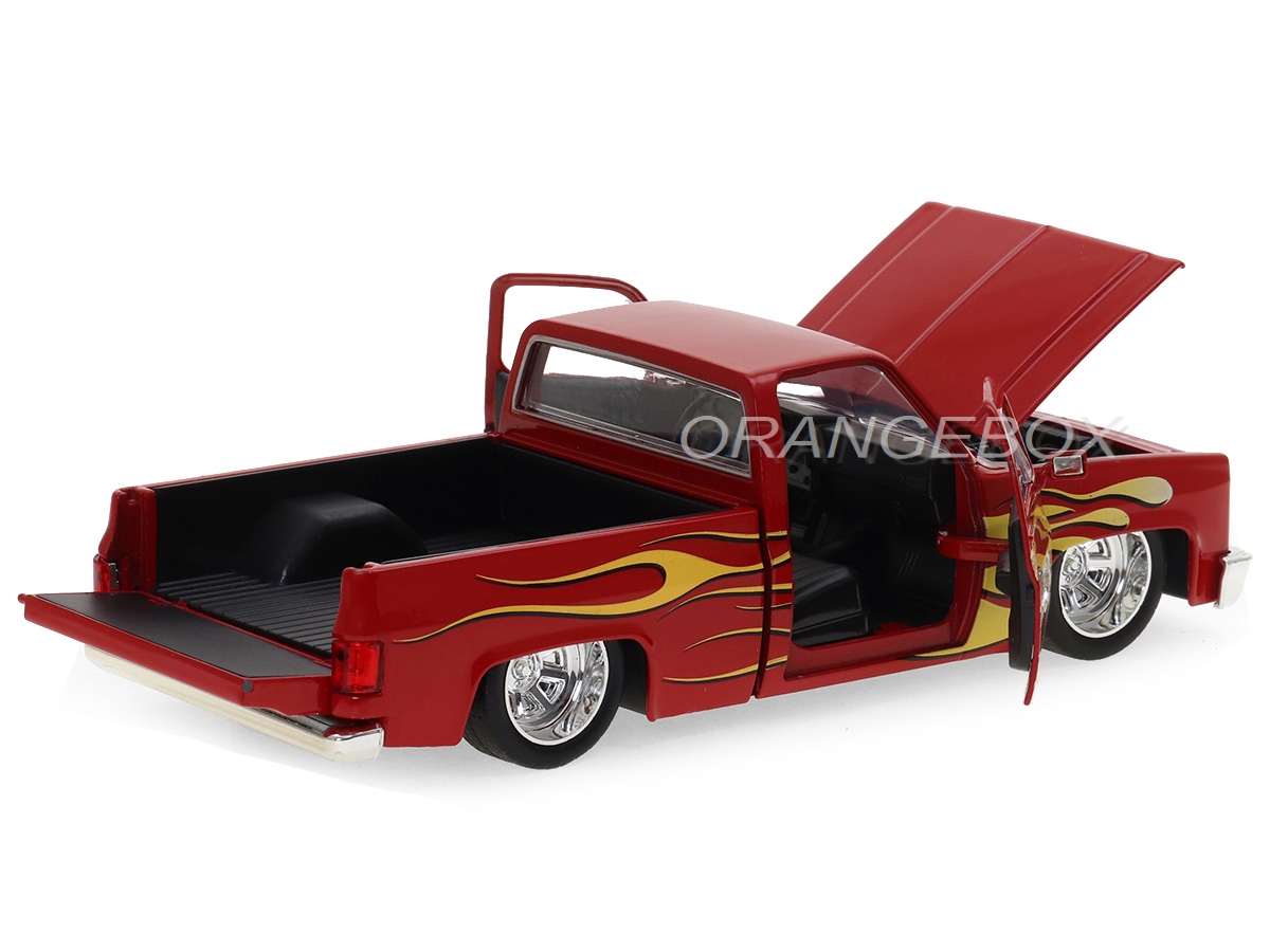 Chevrolet C10 1985 1:24 Jada Toys Vermelho - 20 anos! Loja on-line