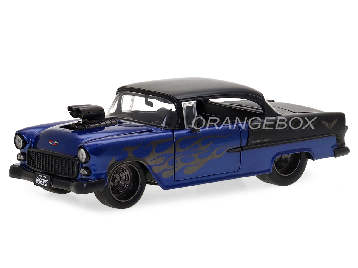 Chevrolet Bel Air 1955 Jada Toys 1:24 Azul - 18 anos! Loja