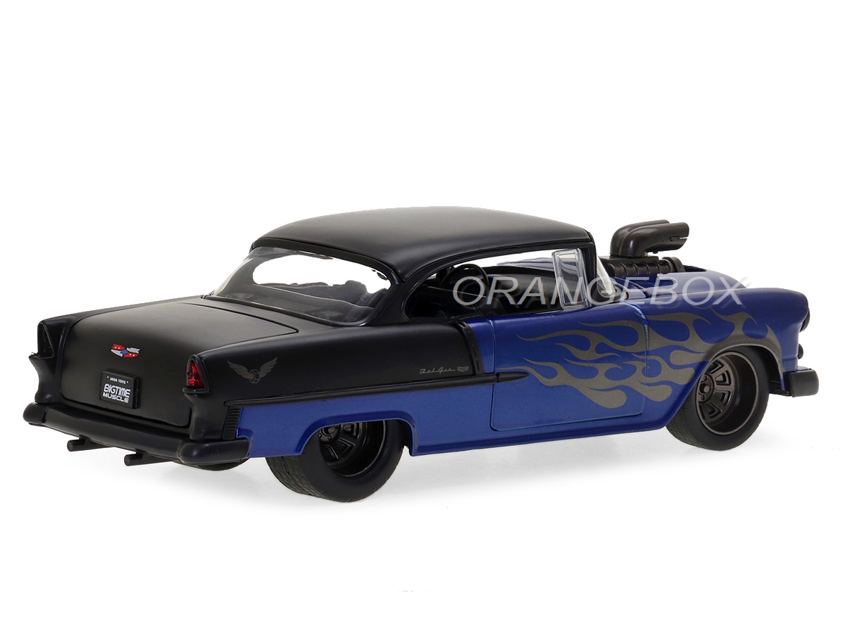 Chevrolet Bel Air 1955 Pro Stock Jada Toys 1:24 Azul - 20 anos