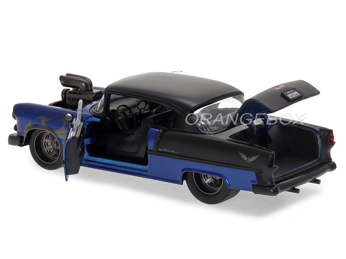 Chevrolet Bel Air 1955 Pro Stock Jada Toys 1:24 Azul - 20 anos