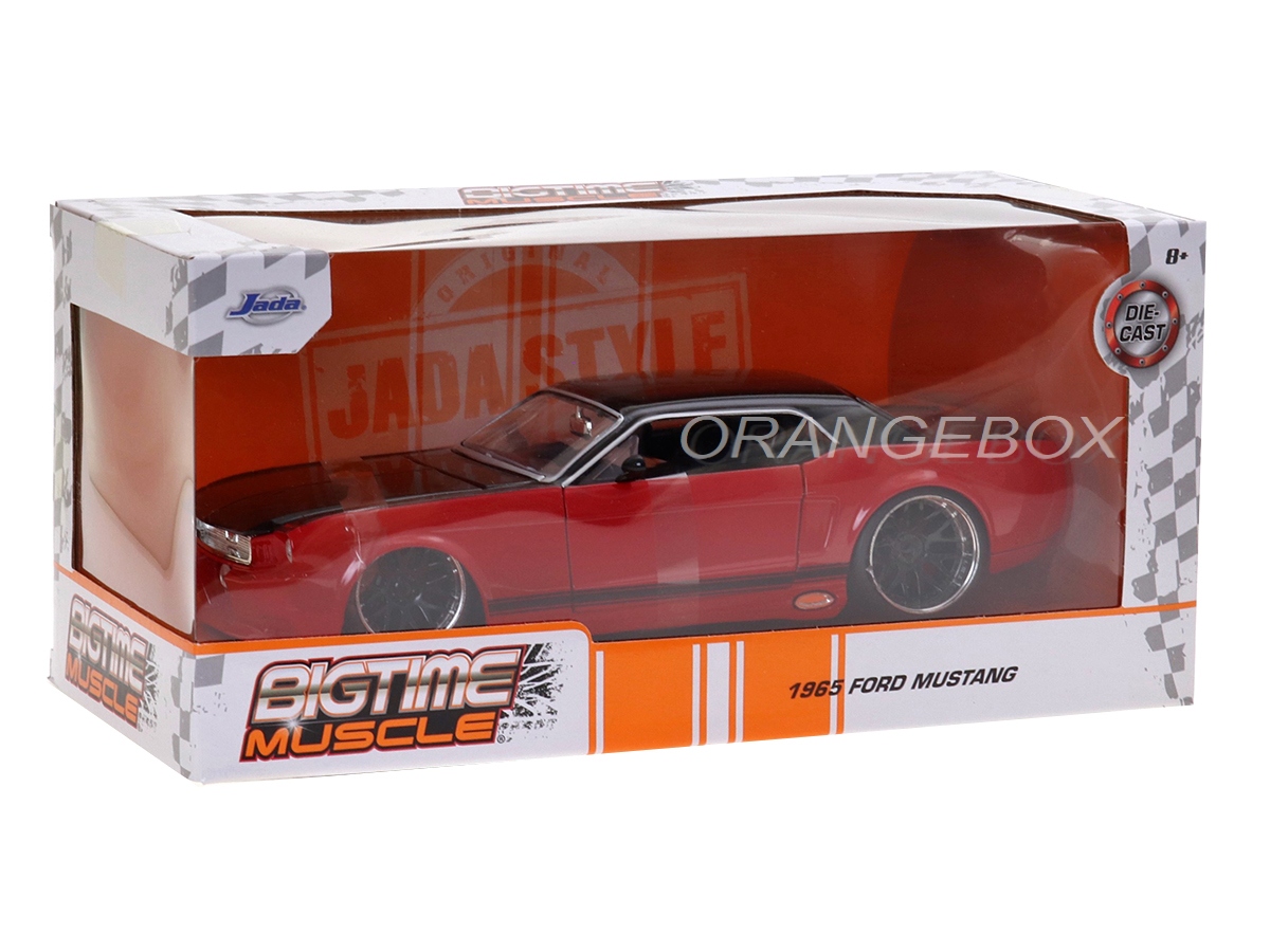 Ford Mustang 1965 Jada Toys 1:24 Vermelho - 20 anos! Loja on-line