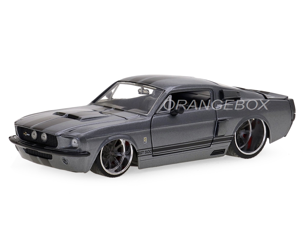 【2024秋冬新作】 Shelby GT500 on Loja anos! 18 - Cinza 1:24 Toys Jada 1967 ミニカー