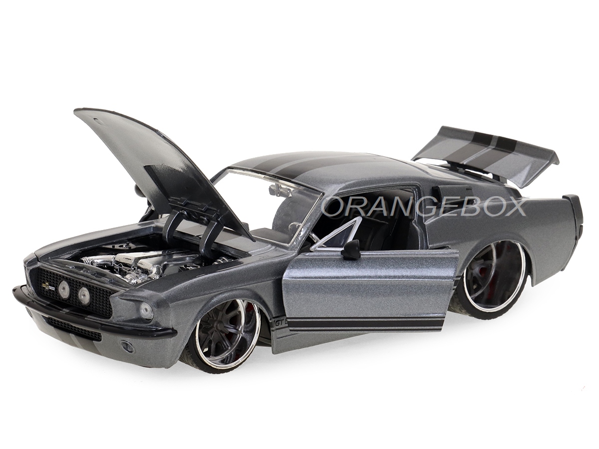 Shelby GT500 1967 Jada Toys 1:24 Cinza - 20 anos! Loja on-line de