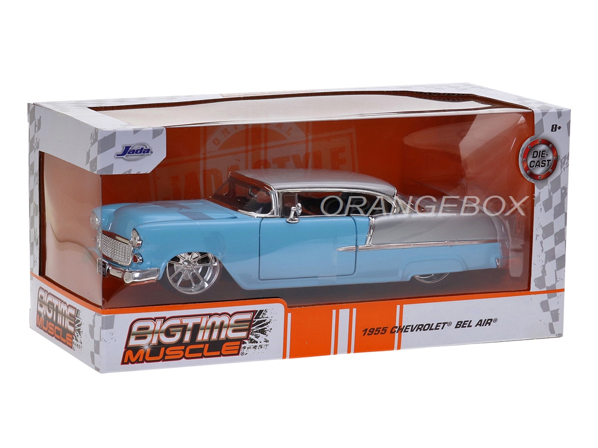 ＼半額SALE／ 1955 Air Bel Chevrolet Jada Loja anos! 18 - Azul 1:24 Toys Jada Toys
