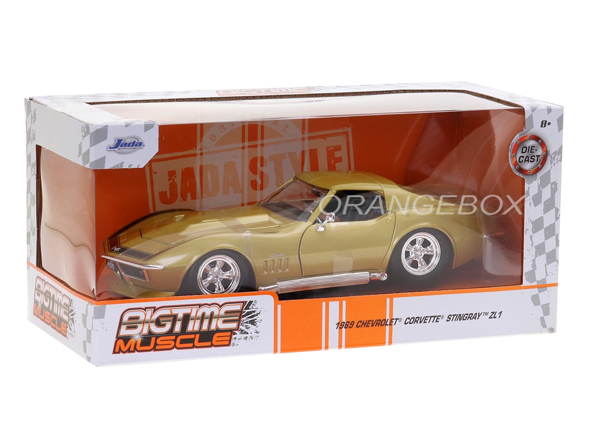 Chevrolet Corvette Stingray ZL-1 1969 Jada Toys 1:24 - 19 anos