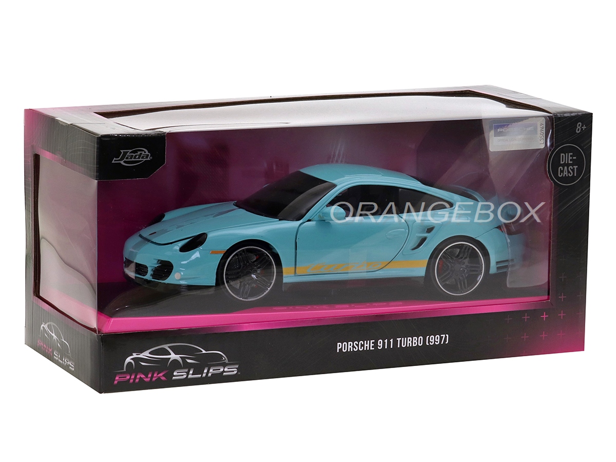 Porsche 911 Turbo (997) 1:24 Jada Toys Pink Slips - 20 anos! Loja