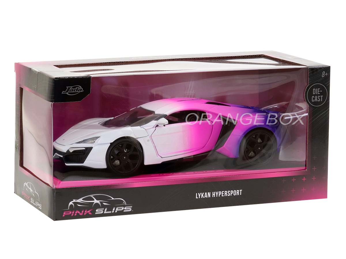 Lykan Hypersport 1:24 Jada Toys Pink Slips - 18 anos! Loja