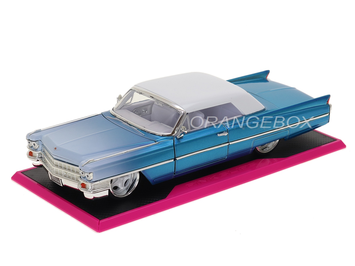 Cadillac Coupe DeVille 1963 1:24 Jada Toys Pink Slips - 20 anos