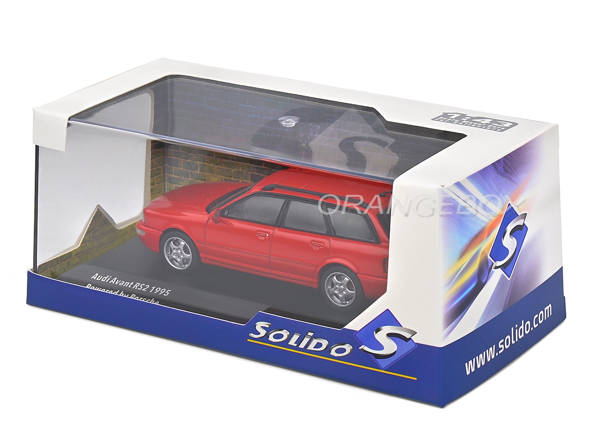 Audi Avant RS2 Avant 1995 1:43 Solido Vermelho - 20 anos! Loja on