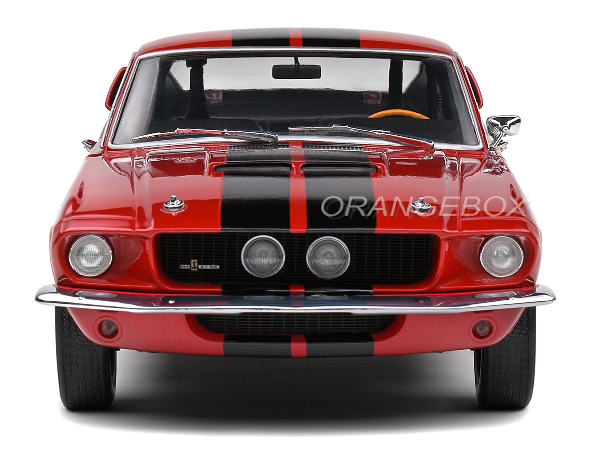 1967 Shelby Mustang GT500 1/18スケールモデル Mustang Shelby GT500 1967 1:18 Solido Vermelho - 19 anos! Loja on