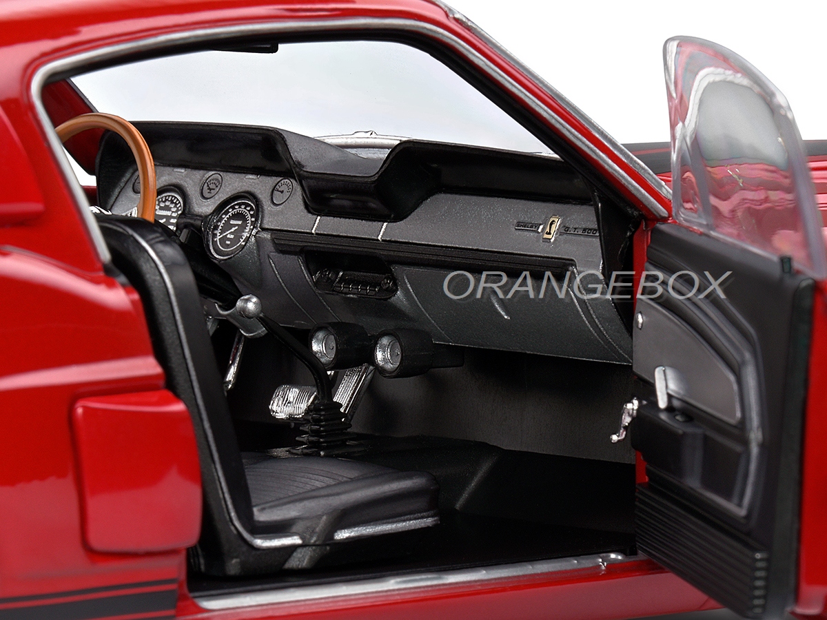 PRÉ-VENDA *** Mustang Shelby GT500 1967 1:18 Solido Vermelho - 20