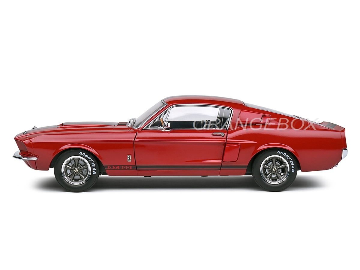 Mustang Shelby GT500 1967 1:18 Solido Vermelho - 19 anos! Loja on