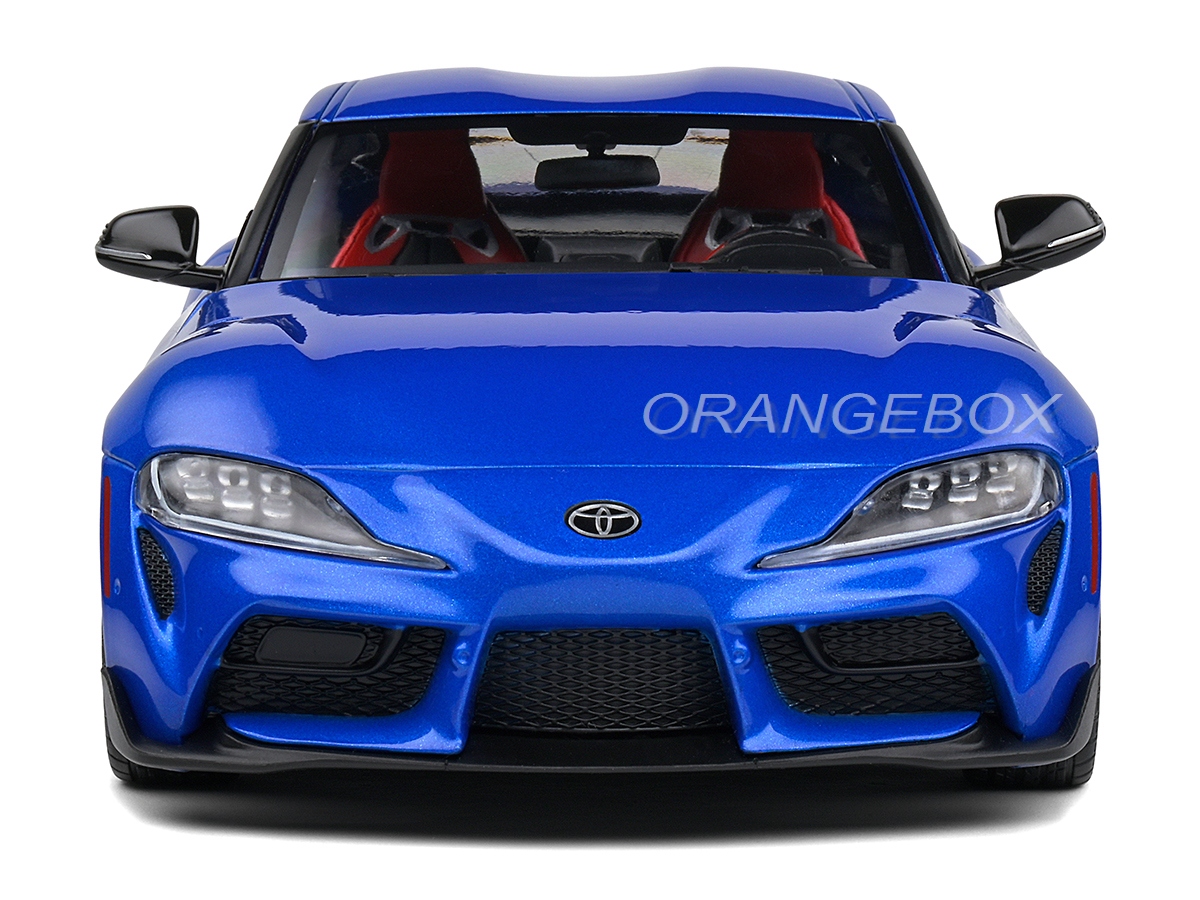 Toyota GR Supra 2021 1:18 Solido Azul - 19 anos! Loja on-line de