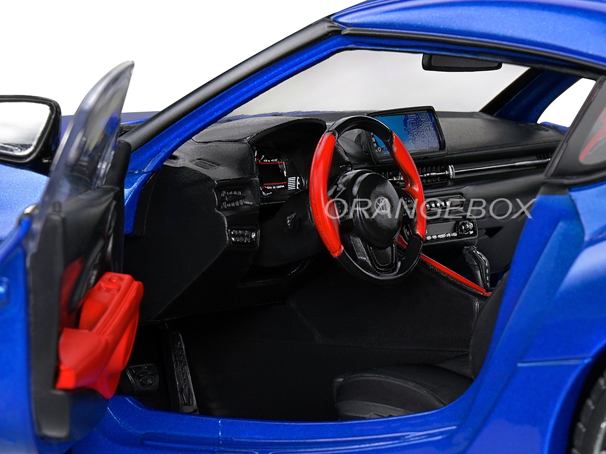 Toyota GR Supra 2021 1:18 Solido Azul - 19 anos! Loja on-line de