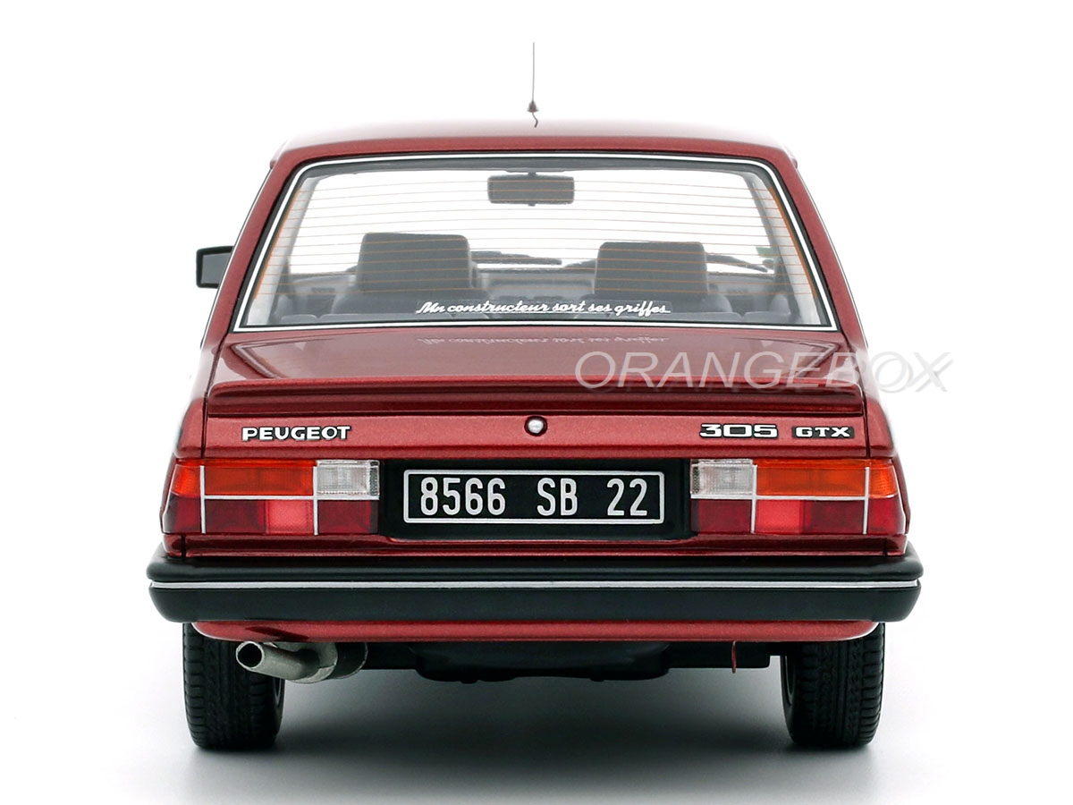 Peugeot 305 GTX 1985 1:18 OttOmobile - 20 anos! Loja on-line de