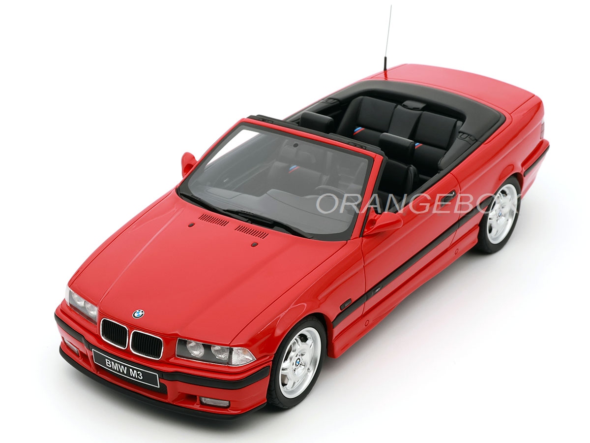 【限定品 】京商 1/18 BMW E36 M3 コンバーチブル (レッド) BMW E36 M3 Convertible 1995 1:18 OttOmobile Vermelho - 19 anos