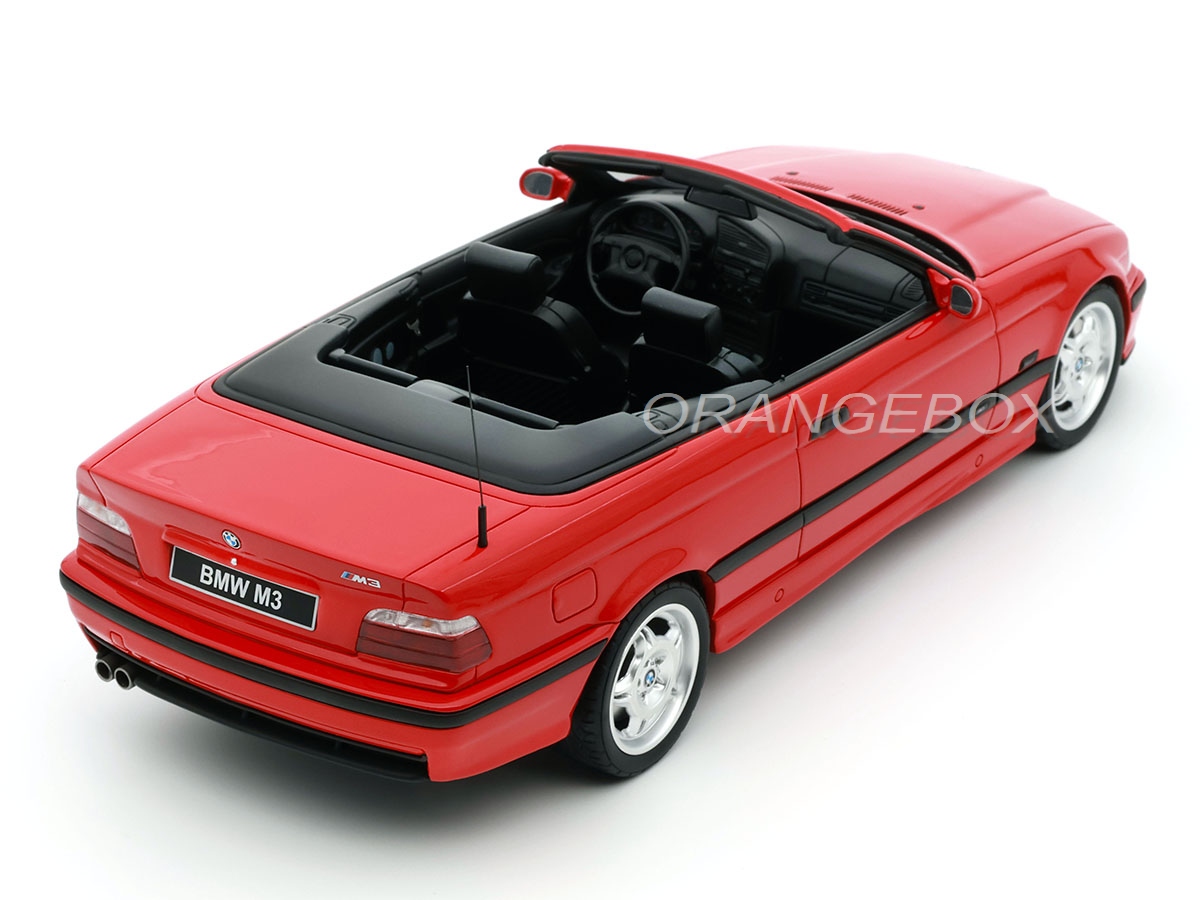 BMW E36 M3 Convertible 1995 1:18 OttOmobile Vermelho - 20 anos