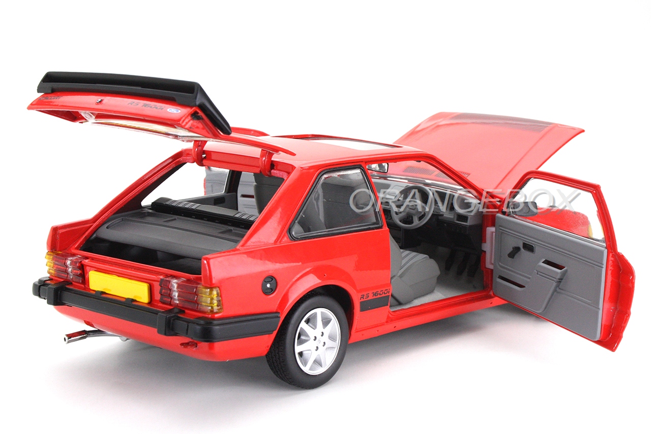 Ford Escort 1984 1:18 Sunstar Vermelho - 20 anos! Loja on-line de
