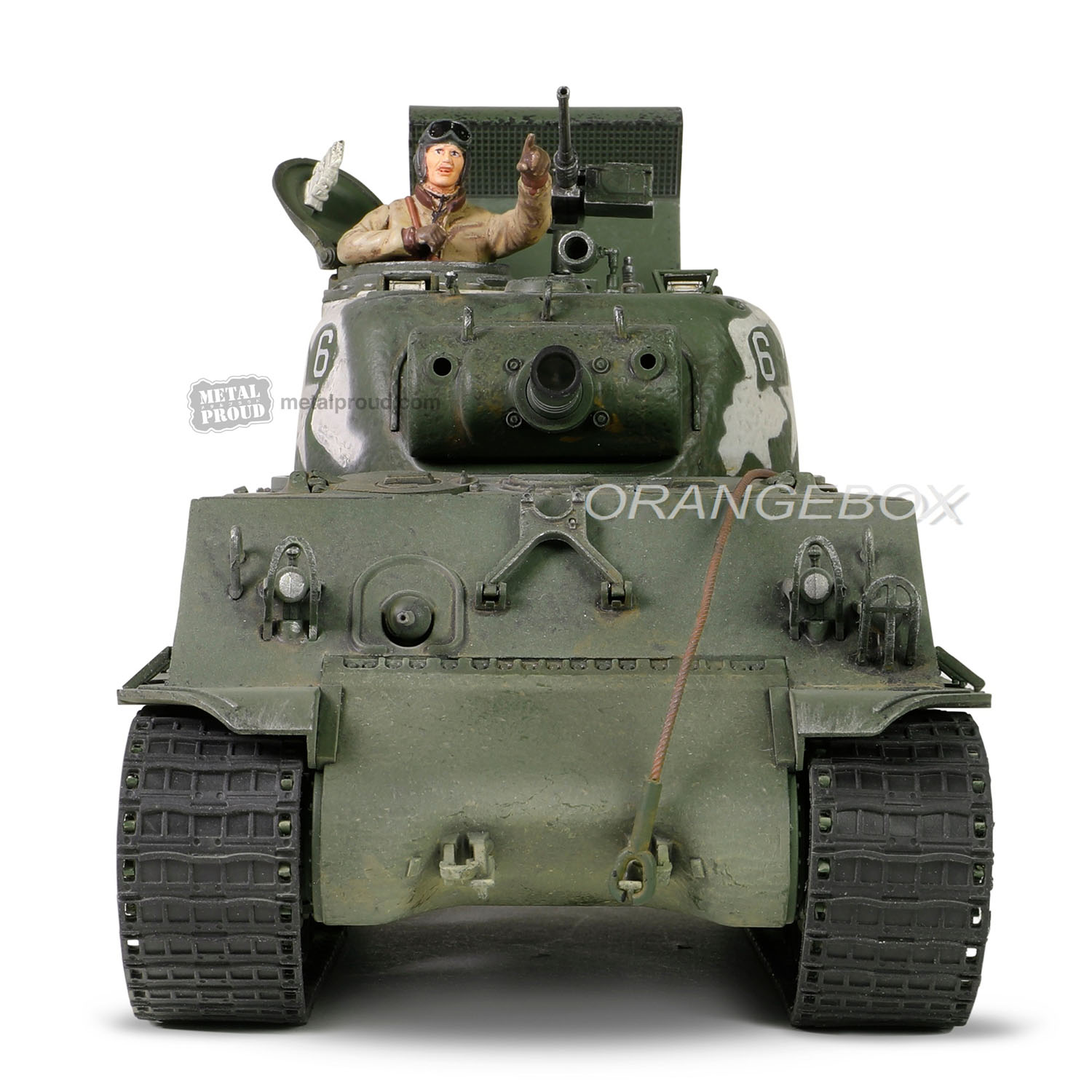 Tanque U.S. Sherman M4 (105) HVSS US Army Okinawa 1945 1:32 Forces