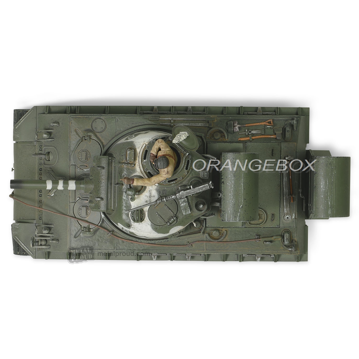 Tanque U.S. Sherman M4 (105) HVSS US Army Okinawa 1945 1:32 Forces