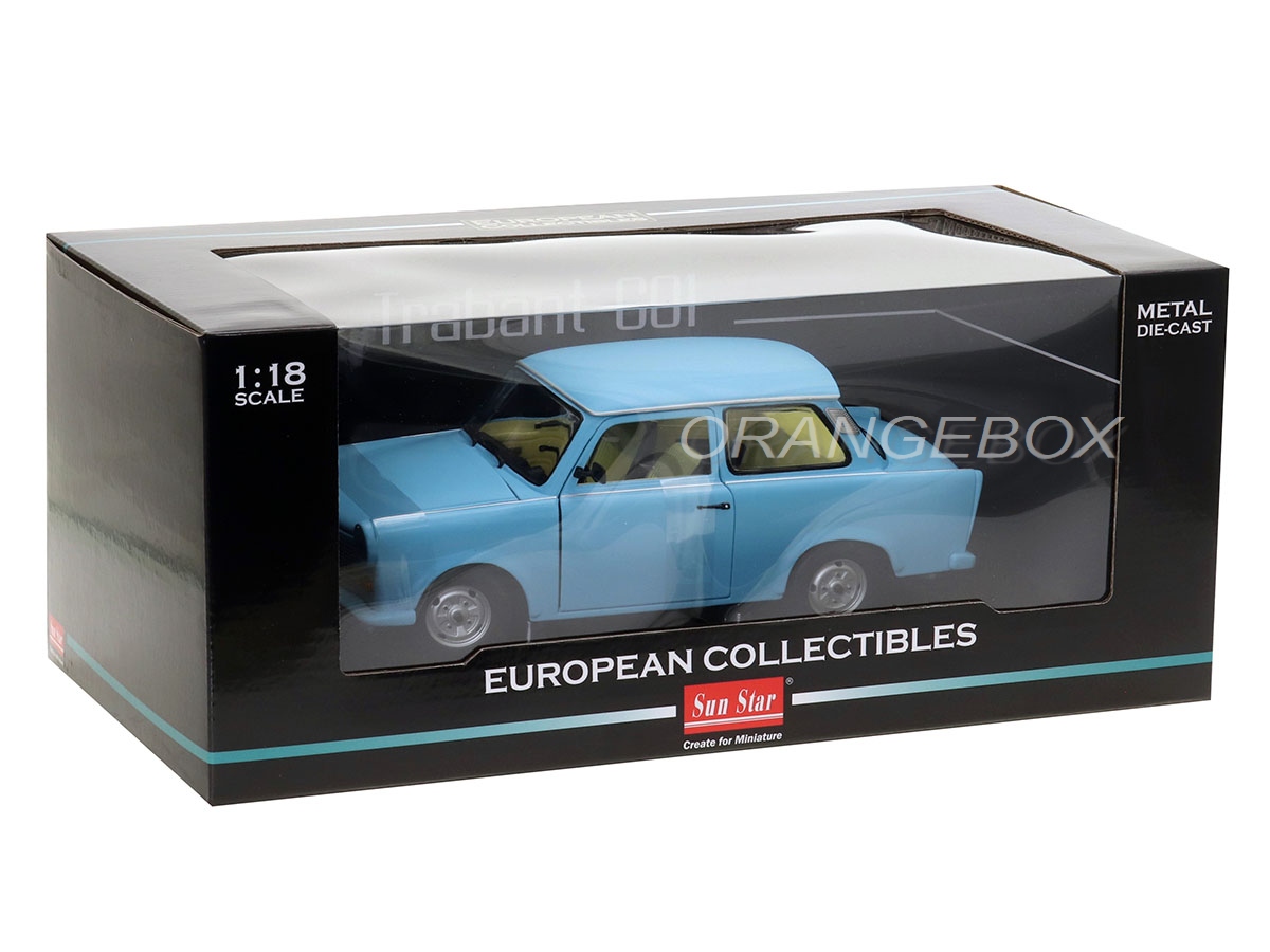 Trabant 601 1:18 Sunstar Azul - 20 anos! Loja on-line de