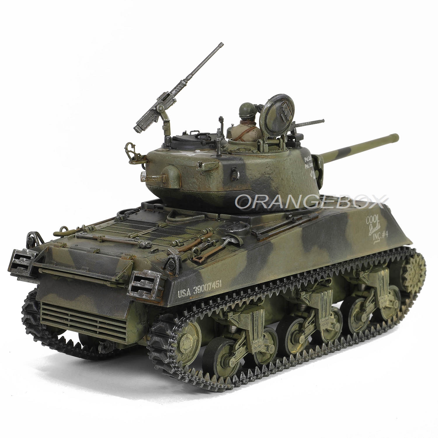 Tanque U.S. Sherman M4A3 Black Panthers Germany 1945 1:32 Forces