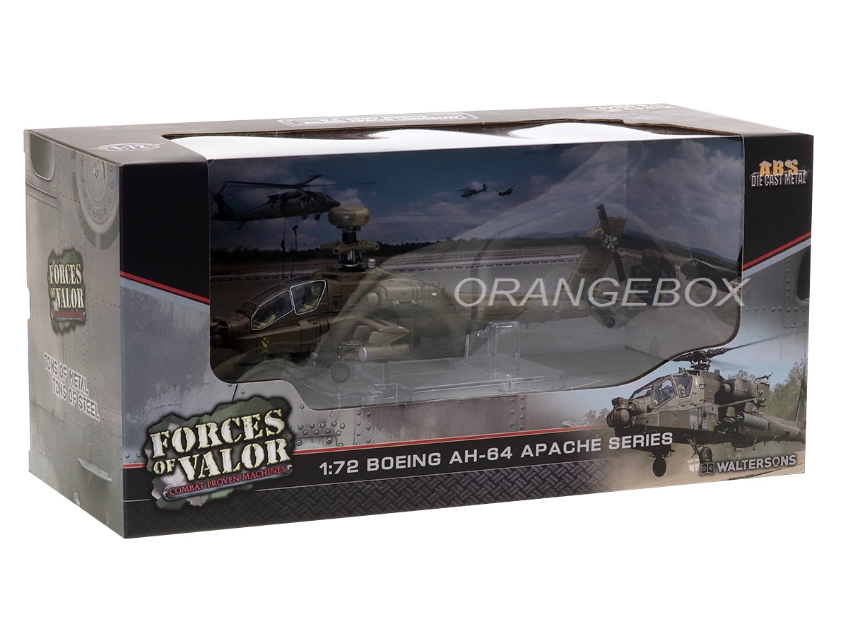 Helicóptero Boeing AH-64D U.S. Army 1:72 Forces of Valor - 20 anos