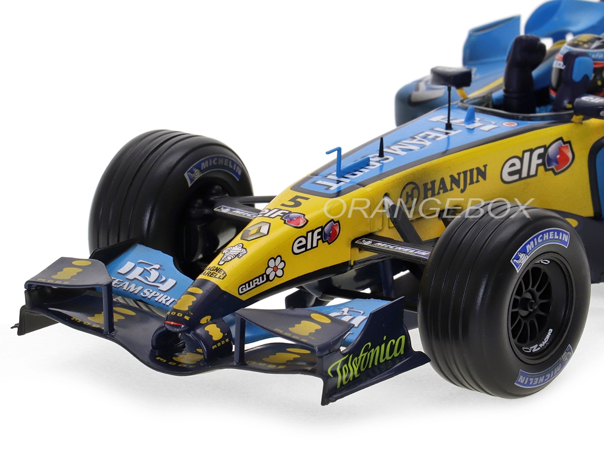 ホットウィール 1/18 ルノー R25 アロンソ 2005 チャンピオン F1 Renault R25 Fernando Alonso Campeão Mundia 2005 Interlagos