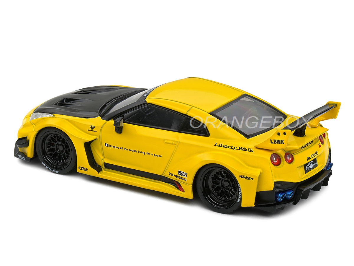 Nissan GT-R (R35) Liberty Walk Body Kit 1:43 Solido - 19 anos