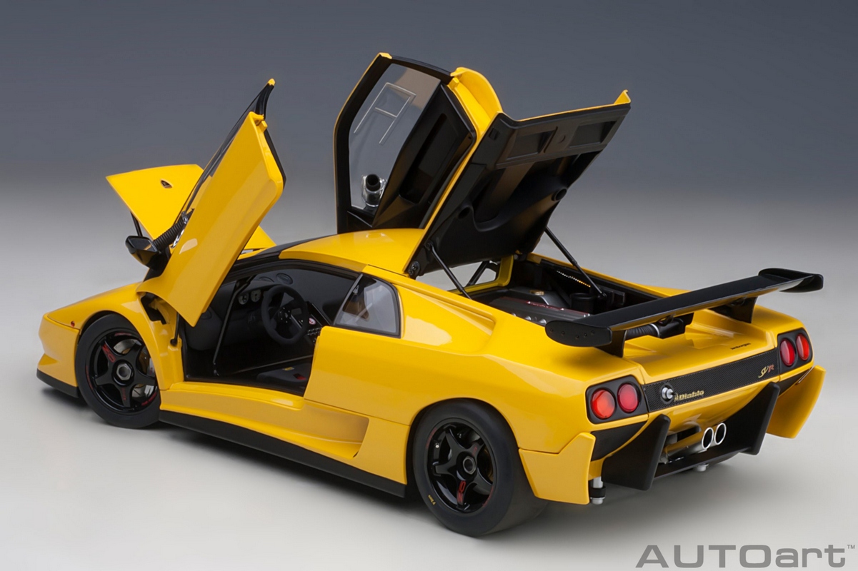 Lamborghini Diablo SV-R 1:18 Autoart Amarelo - 19 anos! Loja on