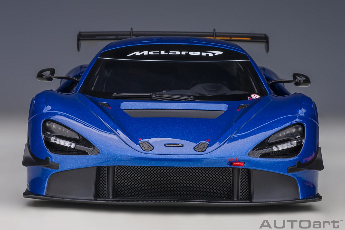 McLaren 720S GT3 1:18 Autoart Azul - 20 anos! Loja on-line de