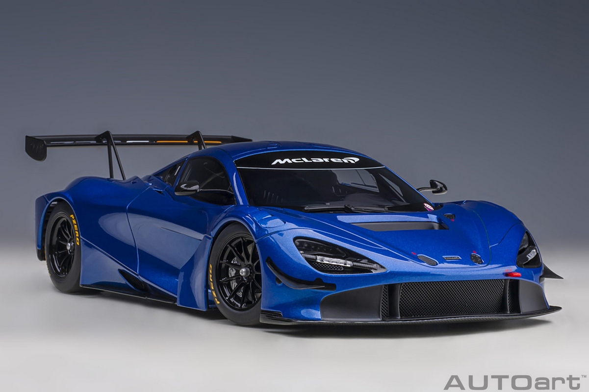 McLaren 720S GT3 1:18 Autoart Azul - 19 anos! Loja on-line de