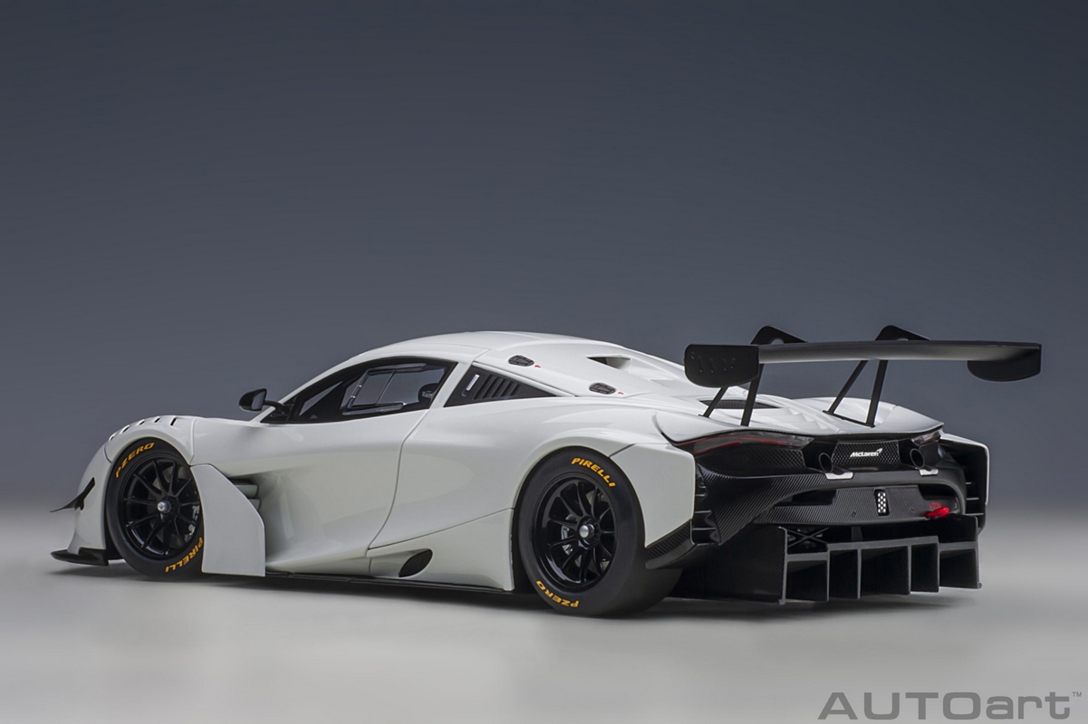 McLaren 720S GT3 1:18 Autoart Branco - 20 anos! Loja on-line de