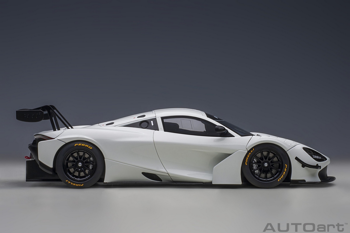 McLaren 720S GT3 1:18 Autoart Branco - 20 anos! Loja on-line de