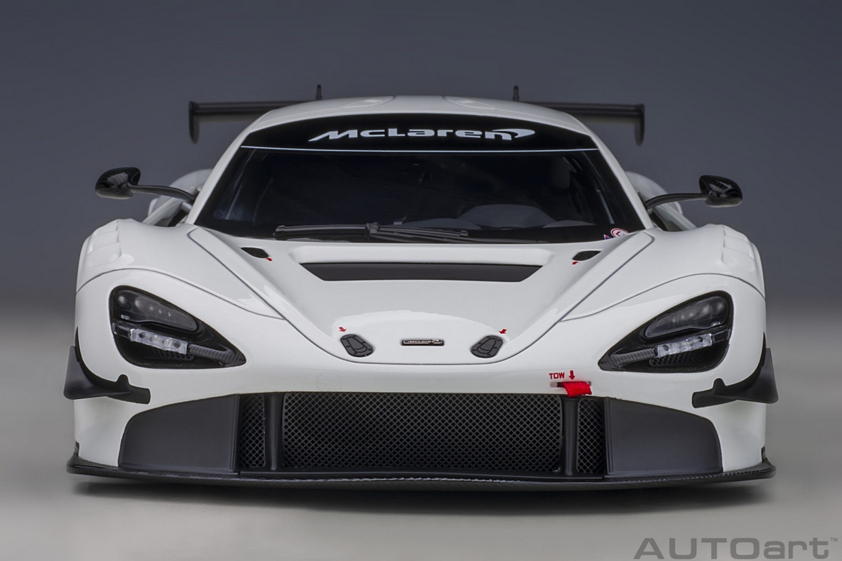 McLaren 720S GT3 1:18 Autoart Branco - 19 anos! Loja on-line de