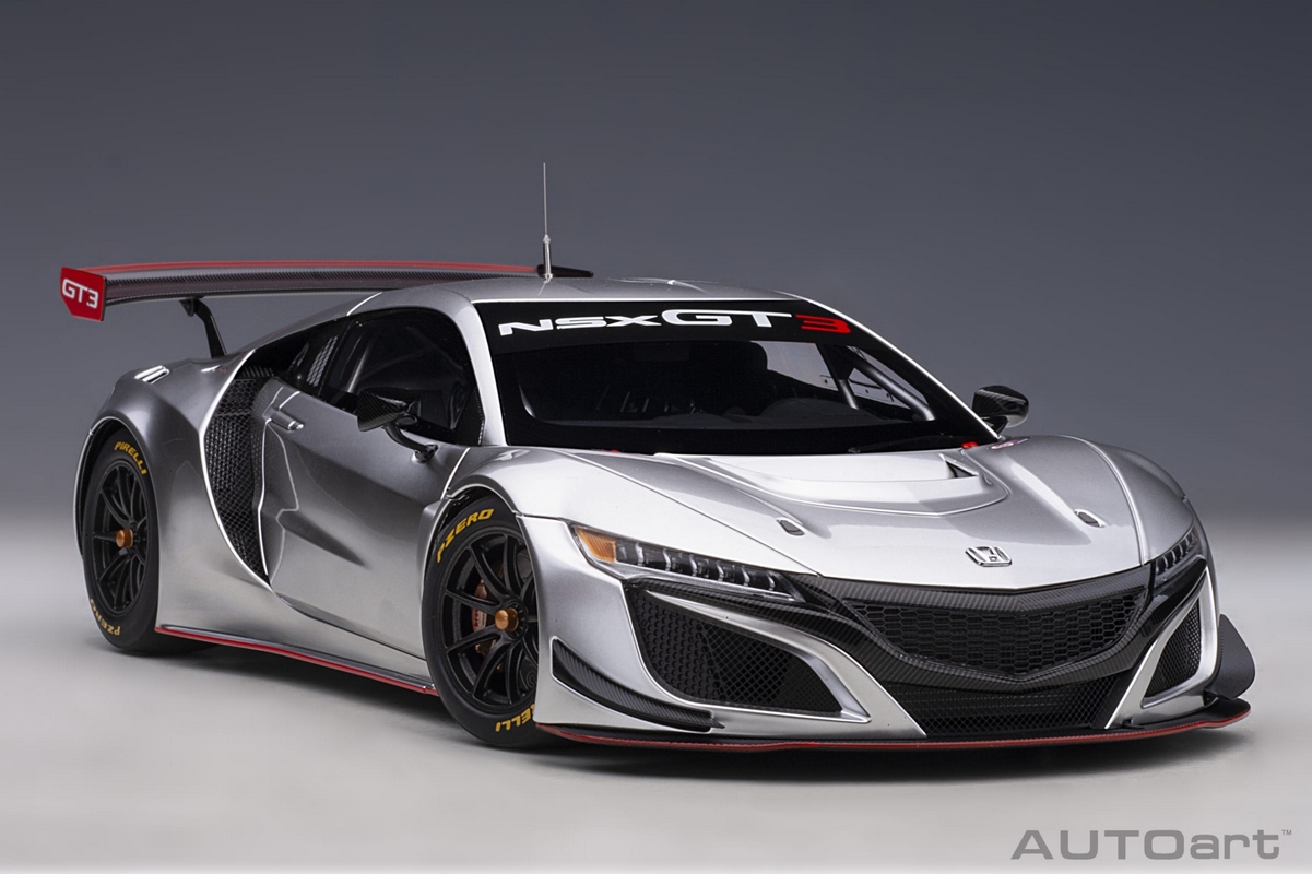 Honda NSX GT3 2018 1:18 Autoart Cinza - 19 anos! Loja on-line de