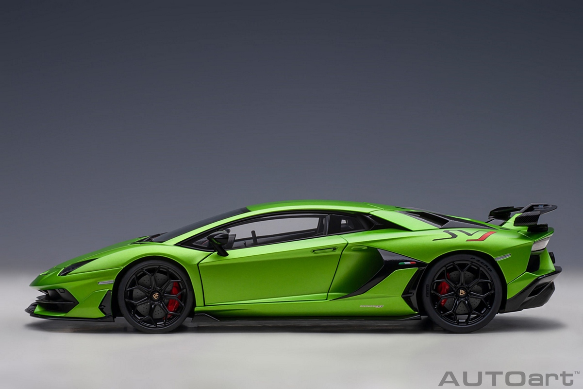 Lamborghini Aventador SVJ 1:18 Autoart Verde - 20 anos! Loja on