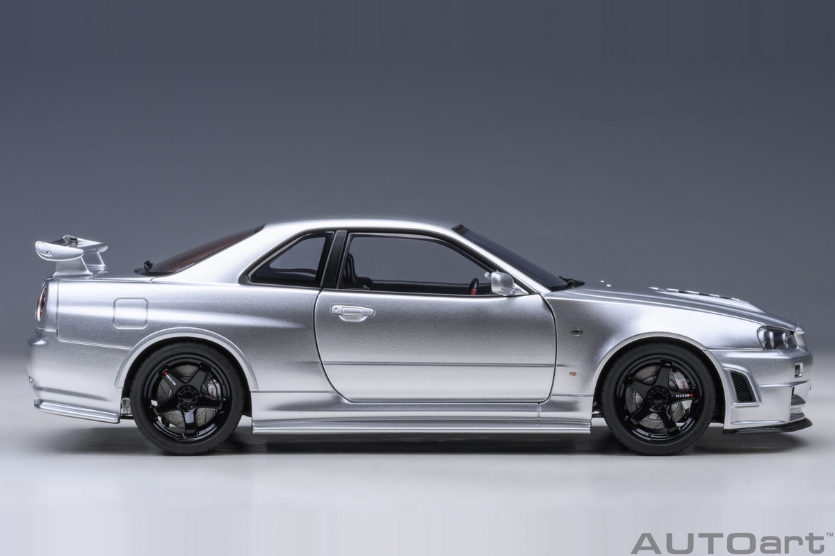 イグニッションモデル 1/18 GT-R BNR34 V-specⅡ グレー Nissan R34 GT-R Z-Tune Nismo 1:18 Autoart Prata - 20 anos! Loja on