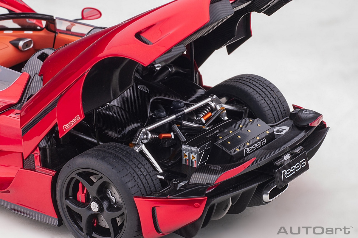 Koenigsegg Regera 1:18 Autoart Vermelho - 20 anos! Loja on-line de