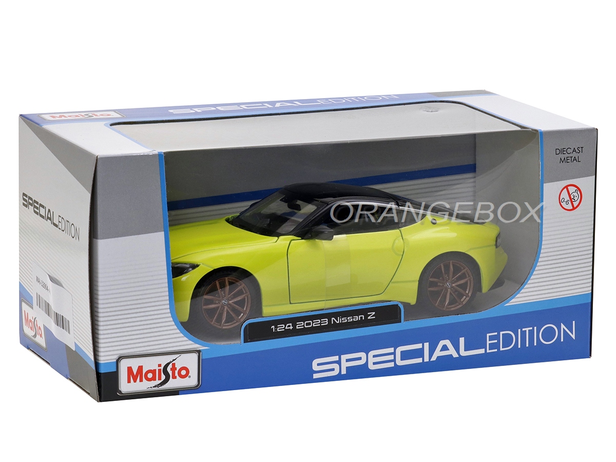 Nissan Z 2023 1:24 Maisto Amarelo - 20 anos! Loja on-line de