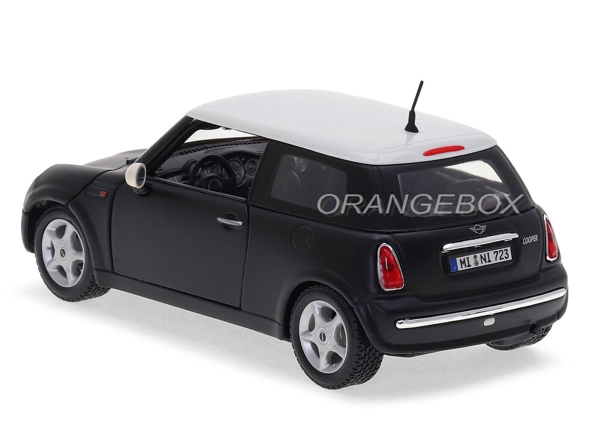 ミニカー Mini Cooper Premium Series Mini Cooper 1:24 Maisto Preto - 19 anos! Loja on-line de
