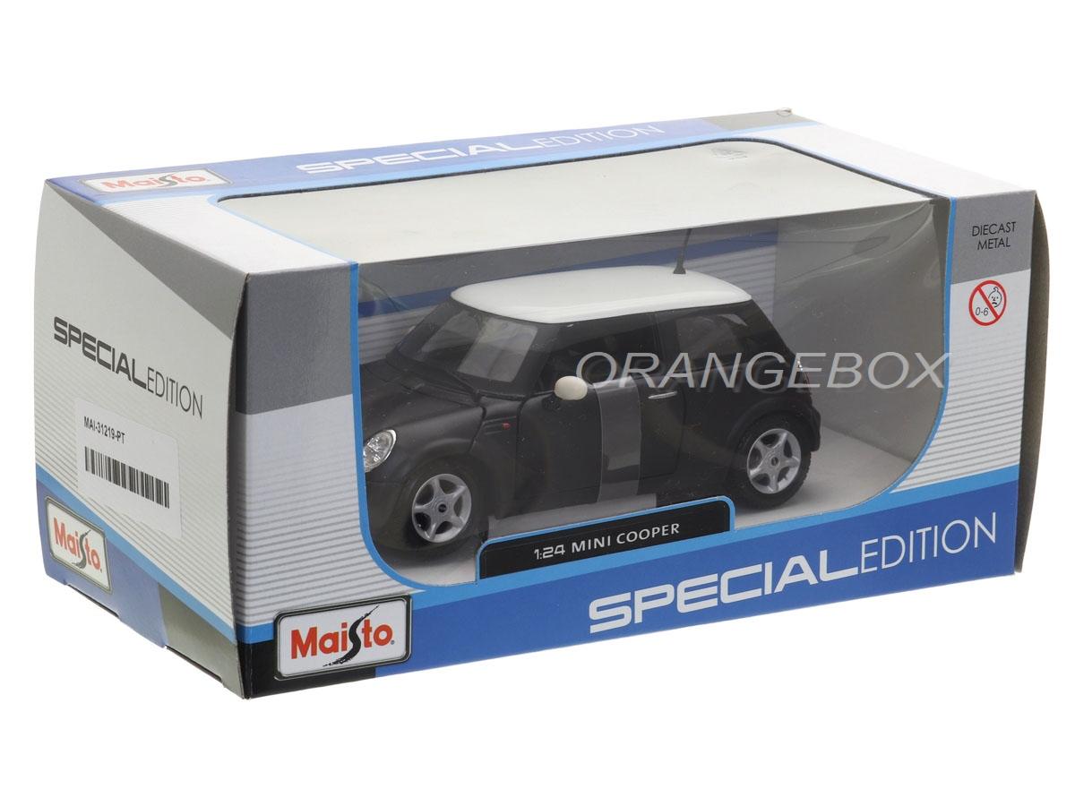 Miniature voiture Mini Cooper 1/18 argentée - Collection